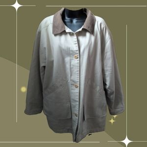 ✨ LL bean Vintage Field Barn Chore Coat Size Petite Large